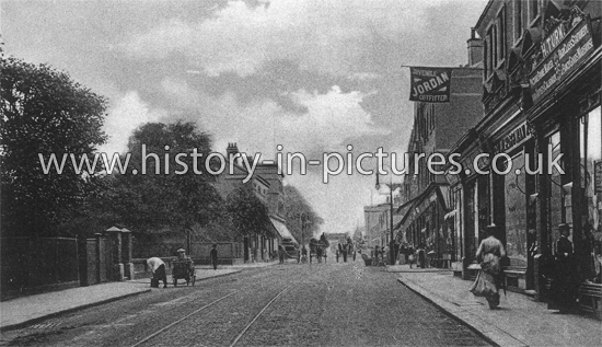 High Road, Leytonstone, London. c.1906